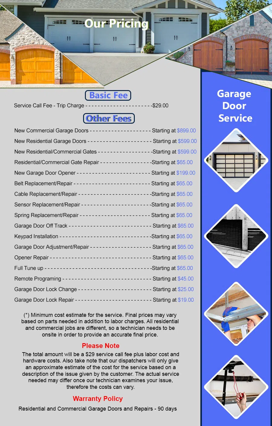 Metro Garage Door Repair Service Mount Ephraim, NJ 856-359-4002